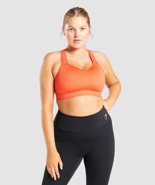 GYMSHARK LIGHTWEIGHT HIGH SUPPORT CORAL LIEMENĖLĖ