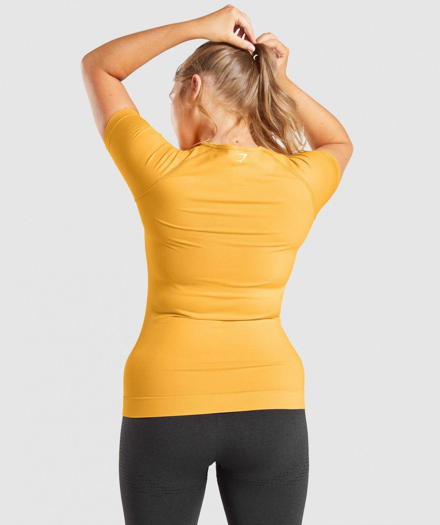 GYMSHARK VITAL SEAMLESS T-SHIRT YELLOW SPORTINĖ PALAIDINĖ