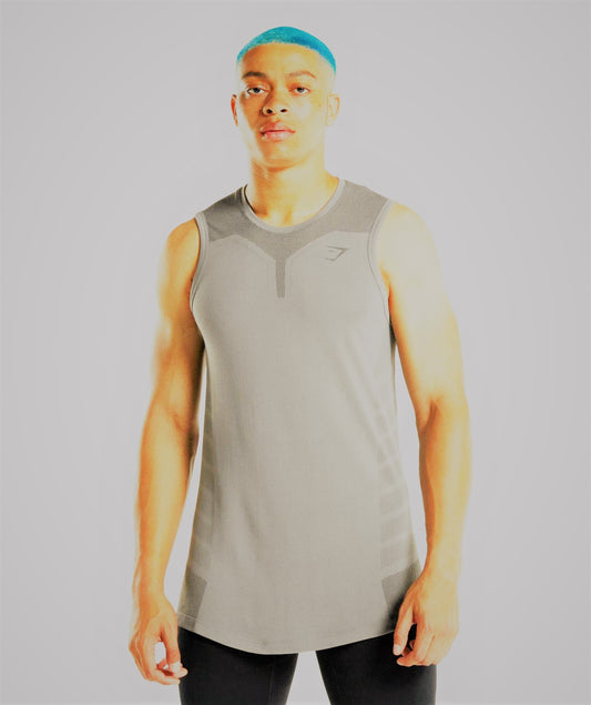 GYMSHARK 315 TANK WHITE SPORTINĖ PALAIDINĖ