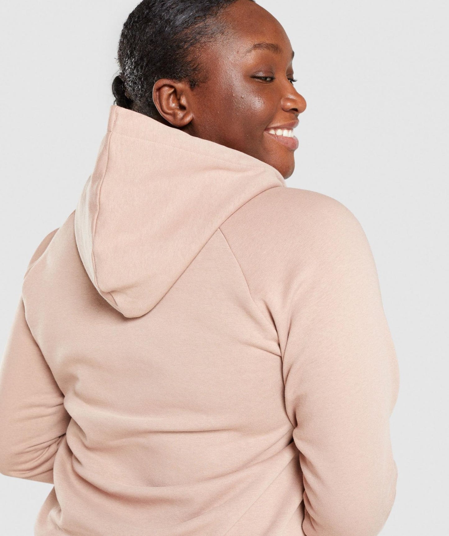 GYMSHARK TRAINING ZIP UP CACAO DŽEMPERIS