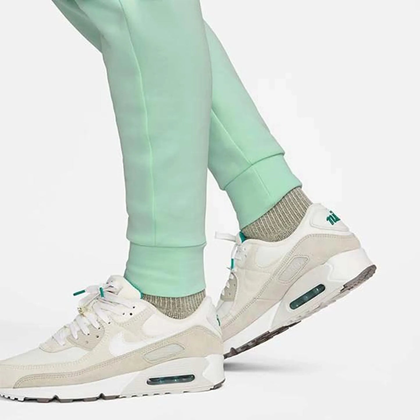 NIKE SPORTSWEAR TECH FLEECE MINT GREEN CU4495-379 KELNĖS
