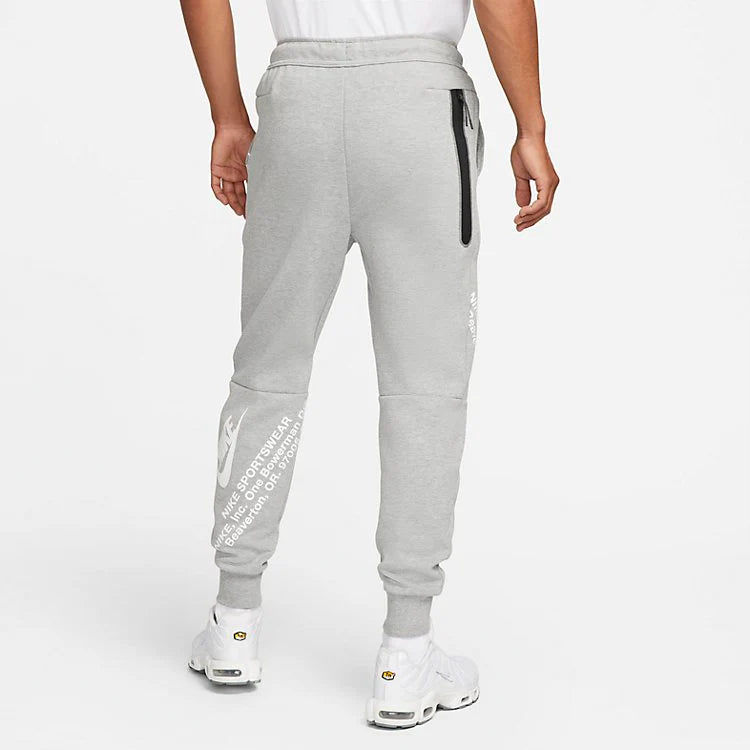 NIKE SPORTSWEAR TECH FLEECE MIXED WHITE AND GREY DM6480-063 KELNĖS