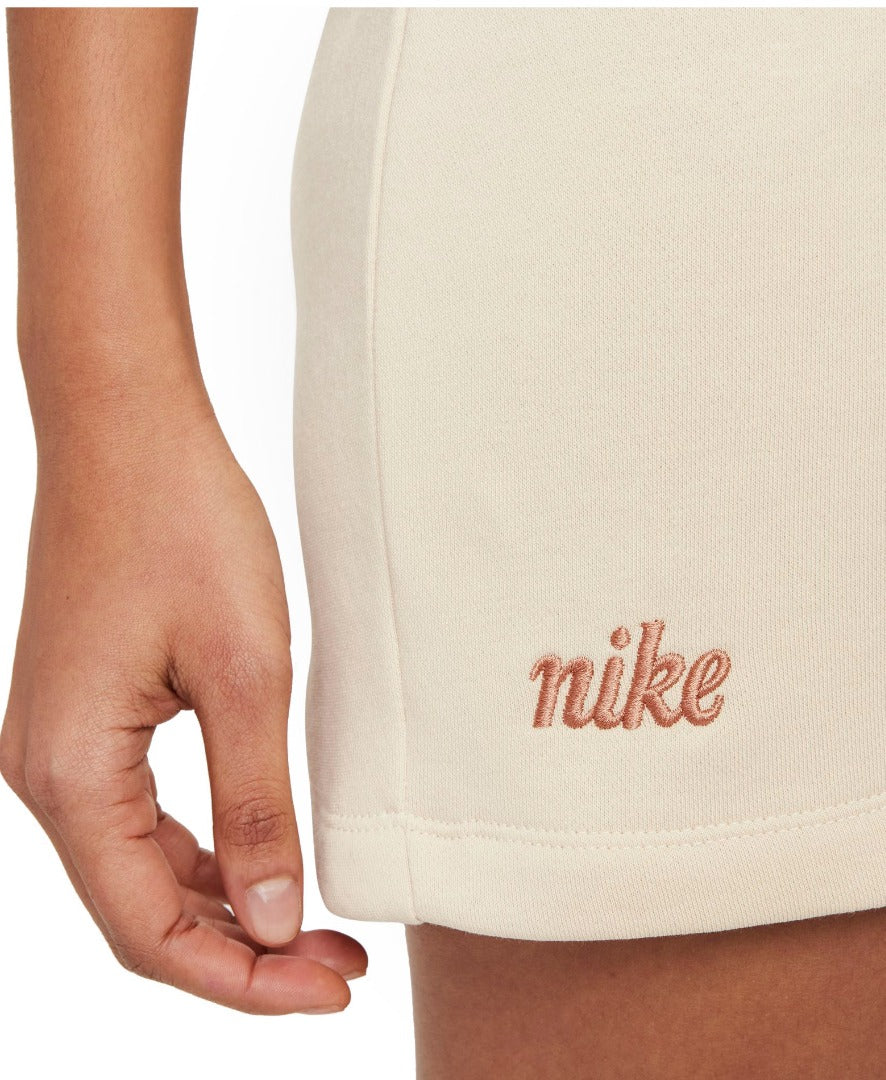 NIKE 2 SIDE FLEECE DO0345-219 CREAM/PINK ŠORTAI