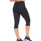 NIKE ESSENTIAL BLACK CAPRI 831652-011 TAMPRĖS