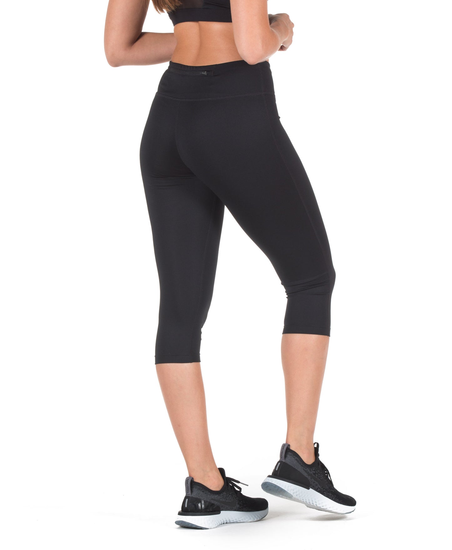 NIKE ESSENTIAL BLACK CAPRI 831652-011 TAMPRĖS