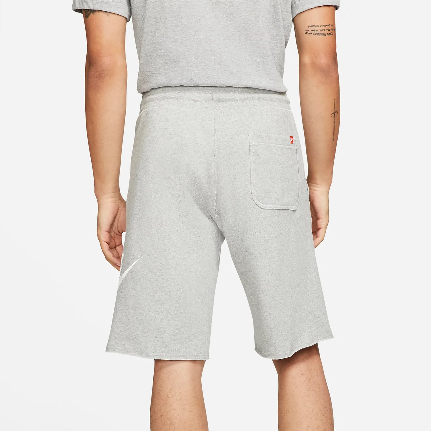 NIKE SPORTSWEAR FRENCH TERRY LIGHT GREY AT5267-063 ŠORTAI