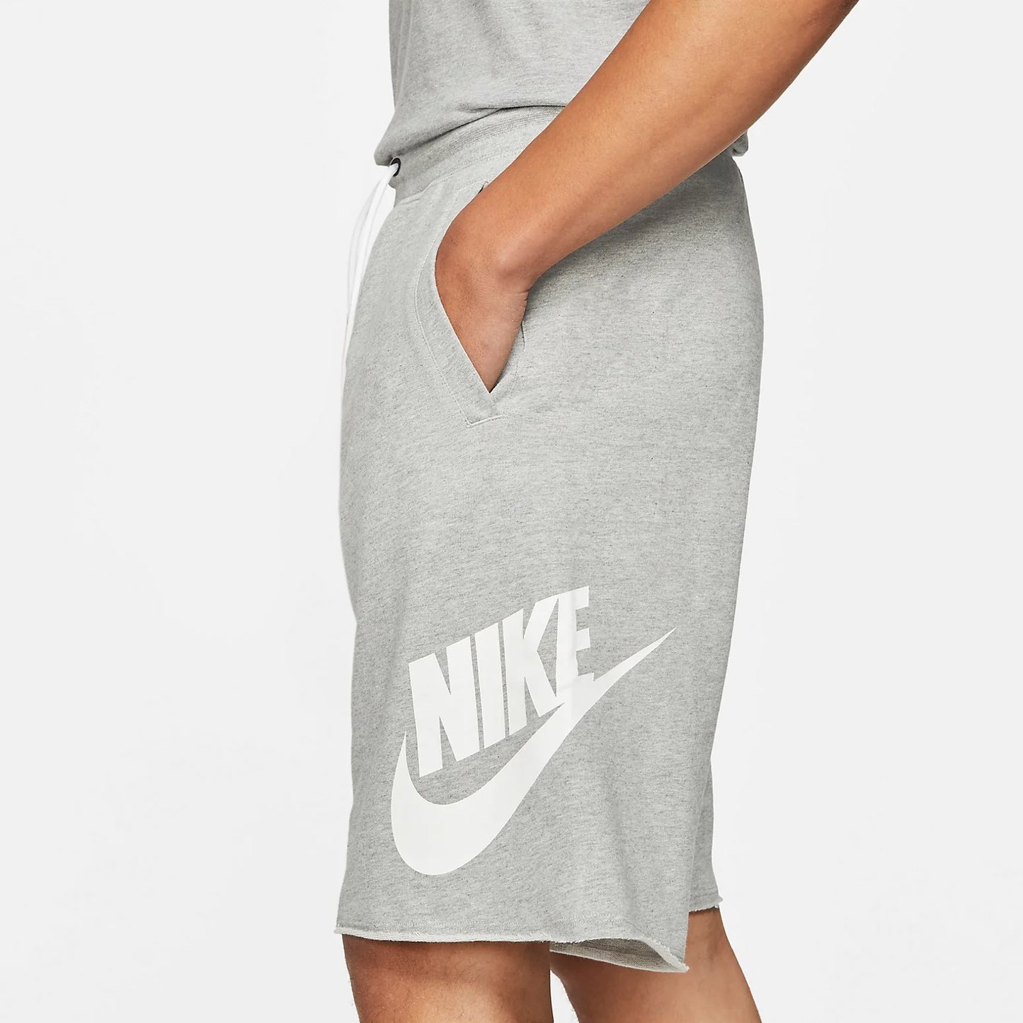 NIKE SPORTSWEAR FRENCH TERRY LIGHT GREY AT5267-063 ŠORTAI