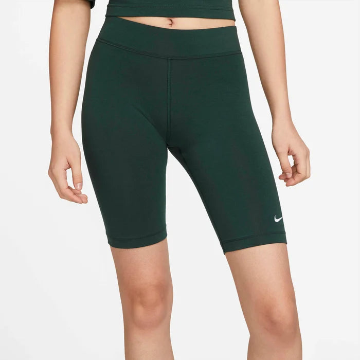 NIKE SPORTSWEAR ESSENTIAL BIKER CZ8526-397 DARK GREEN ŠORTAI