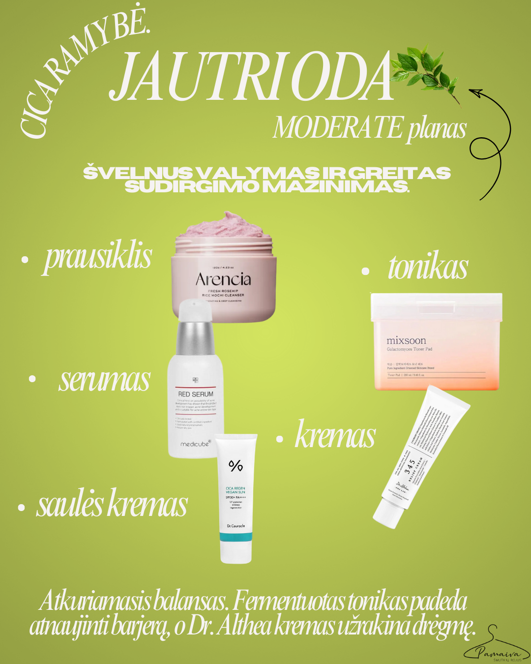 JAUTRI ODA / MODERATE planas