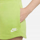 NIKE FLOWER ESSENTIAL FLEECE DZ3511-332 LIME ŠORTAI