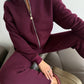 BOMBER SET 766 BURGUNDY KOMPLEKTAS