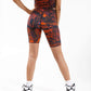 NIKE DANCE BIKER DM4738-010 ORANGE STONE MIX ŠORTAI