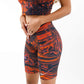NIKE DANCE BIKER DM4738-010 ORANGE STONE MIX ŠORTAI