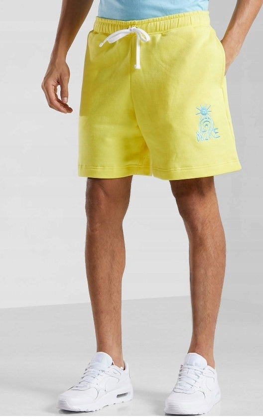 NIKE SUNSHINE FLEECE LEMON YELLOW DQ4079-765 ŠORTAI