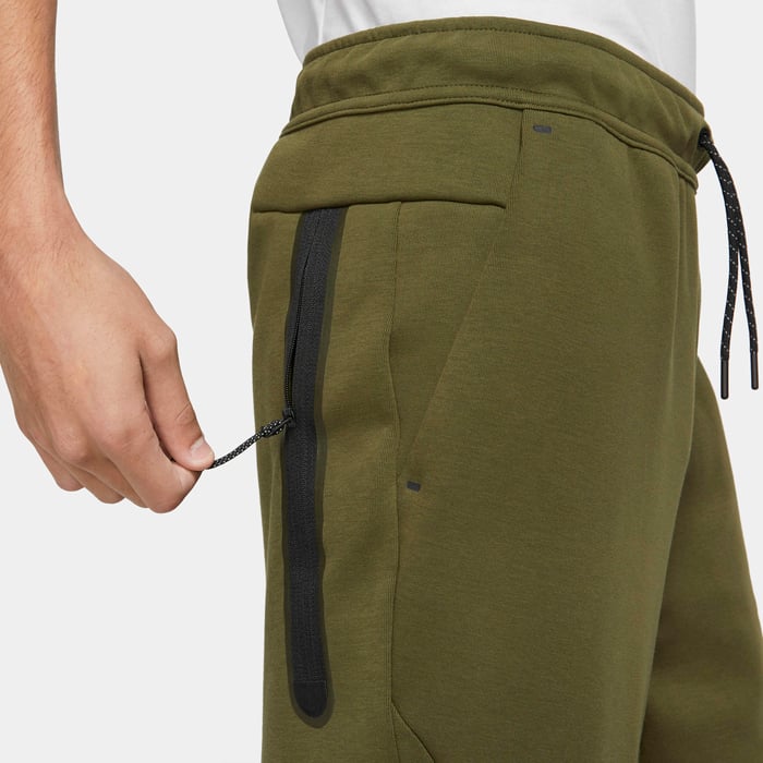 NIKE SPORTSWEAR TECH FLEECE ARMY GREEN CU4495-326 KELNĖS