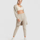 GYMSHARK WHITNEY SIMMONS LOOSE CREAM KELNĖS