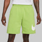 NIKE SPORTSWEAR CLUB GRAPHIC LIME GREEN BV2721-332 ŠORTAI
