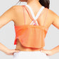 GYMSHARK PULSE CROP TOP NEON PINK SPORTINĖ PALAIDINĖ