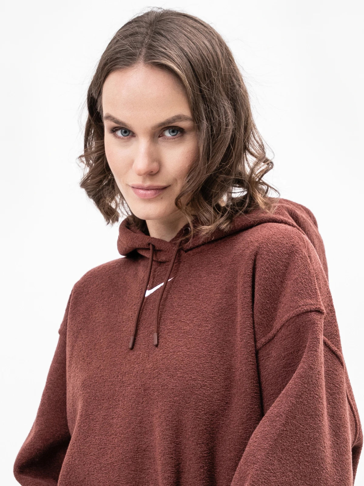 NIKE DD5118-273 TEDDY BEAR BROWN DŽEMPERIS