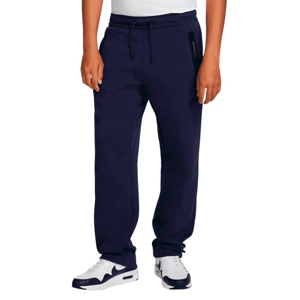 NIKE SPORTSWEAR TECH FLEECE STRAIGHT NIGHT BLUE DQ4312-410 KELNĖS