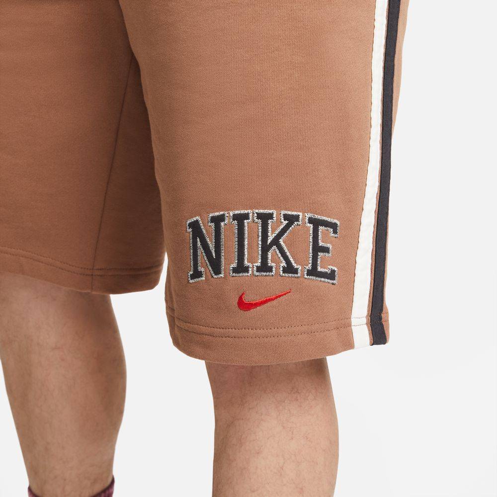 NIKE SPORTSWEAR RETRO FLC BROWN DZ2555-256 ŠORTAI