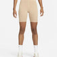 NIKE SPORTSWEAR EVERYDAY BIKER DQ6162-200 COFFEE CREAM ŠORTAI