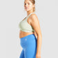 GYMSHARK ESSENTIAL RACER BACK LIME GREEN LIEMENĖLĖ
