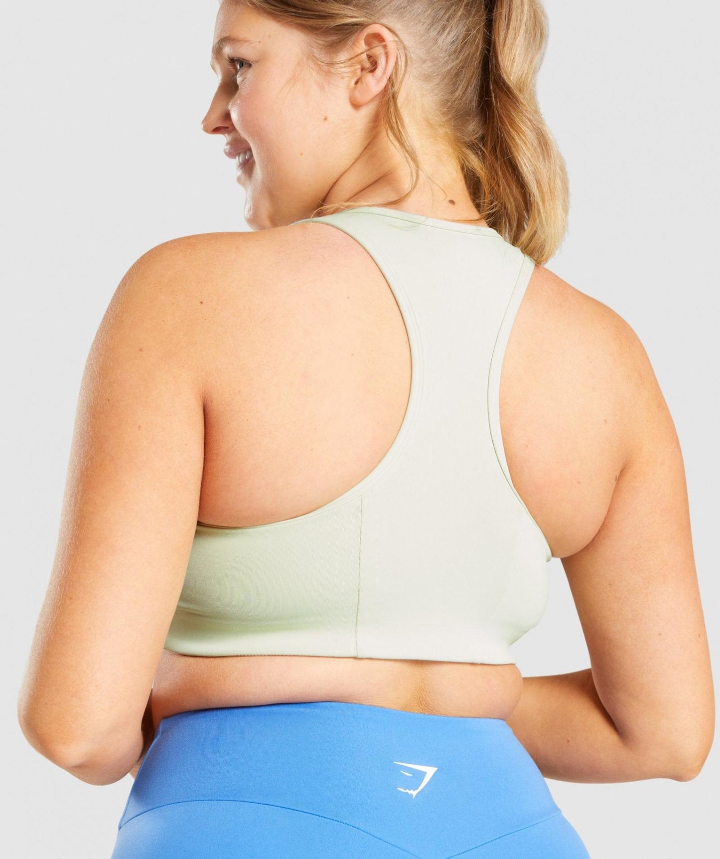 GYMSHARK ESSENTIAL RACER BACK LIME GREEN LIEMENĖLĖ