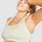 GYMSHARK ESSENTIAL RACER BACK LIME GREEN LIEMENĖLĖ