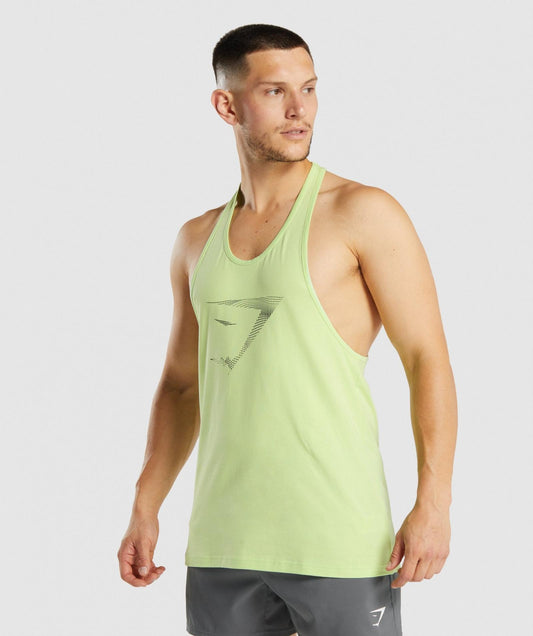 GYMSHARK SHARKHEAD INFILL STRINGER LIME GREEN SPORTINĖ PALAIDINĖ