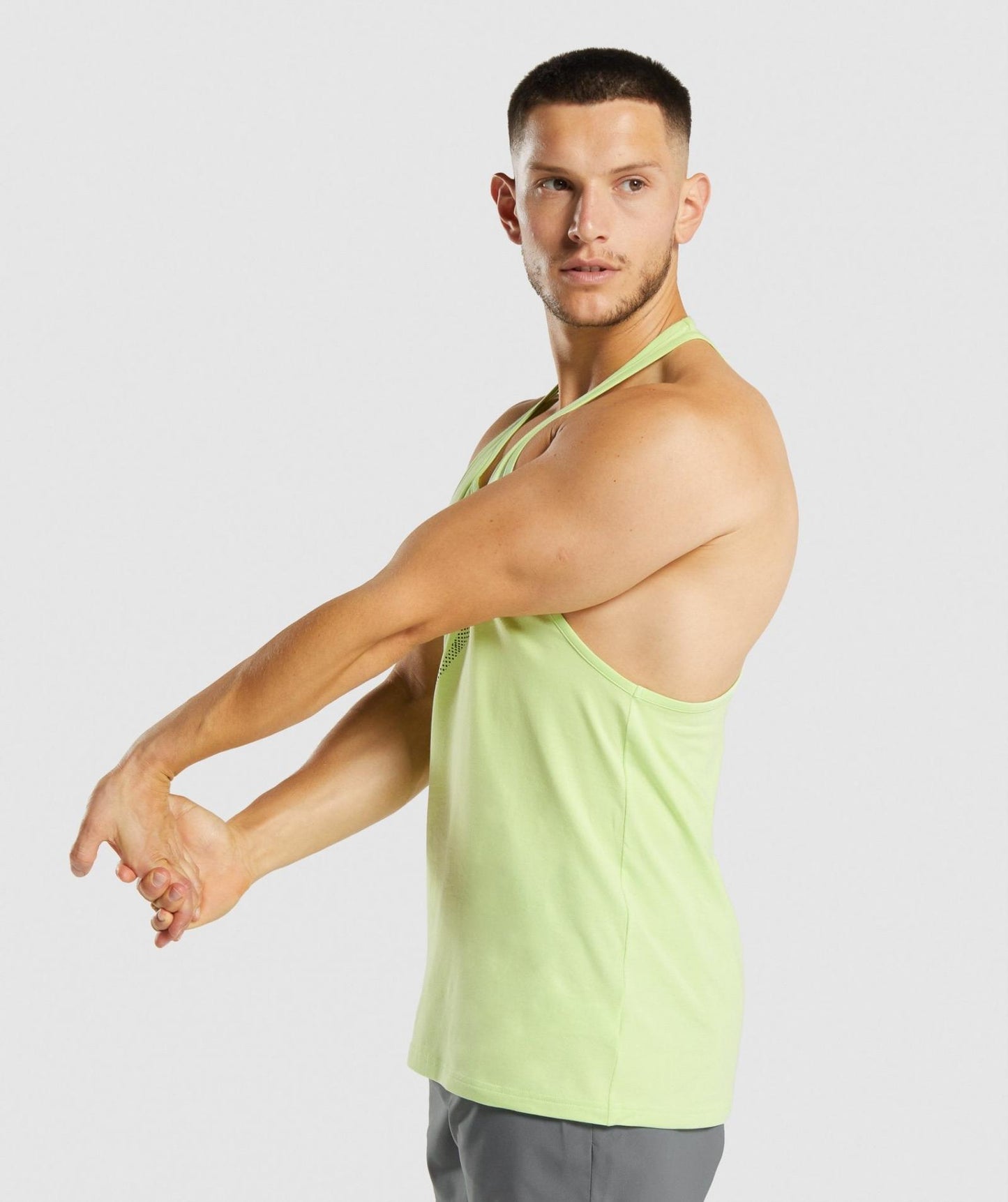 GYMSHARK SHARKHEAD INFILL STRINGER LIME GREEN SPORTINĖ PALAIDINĖ