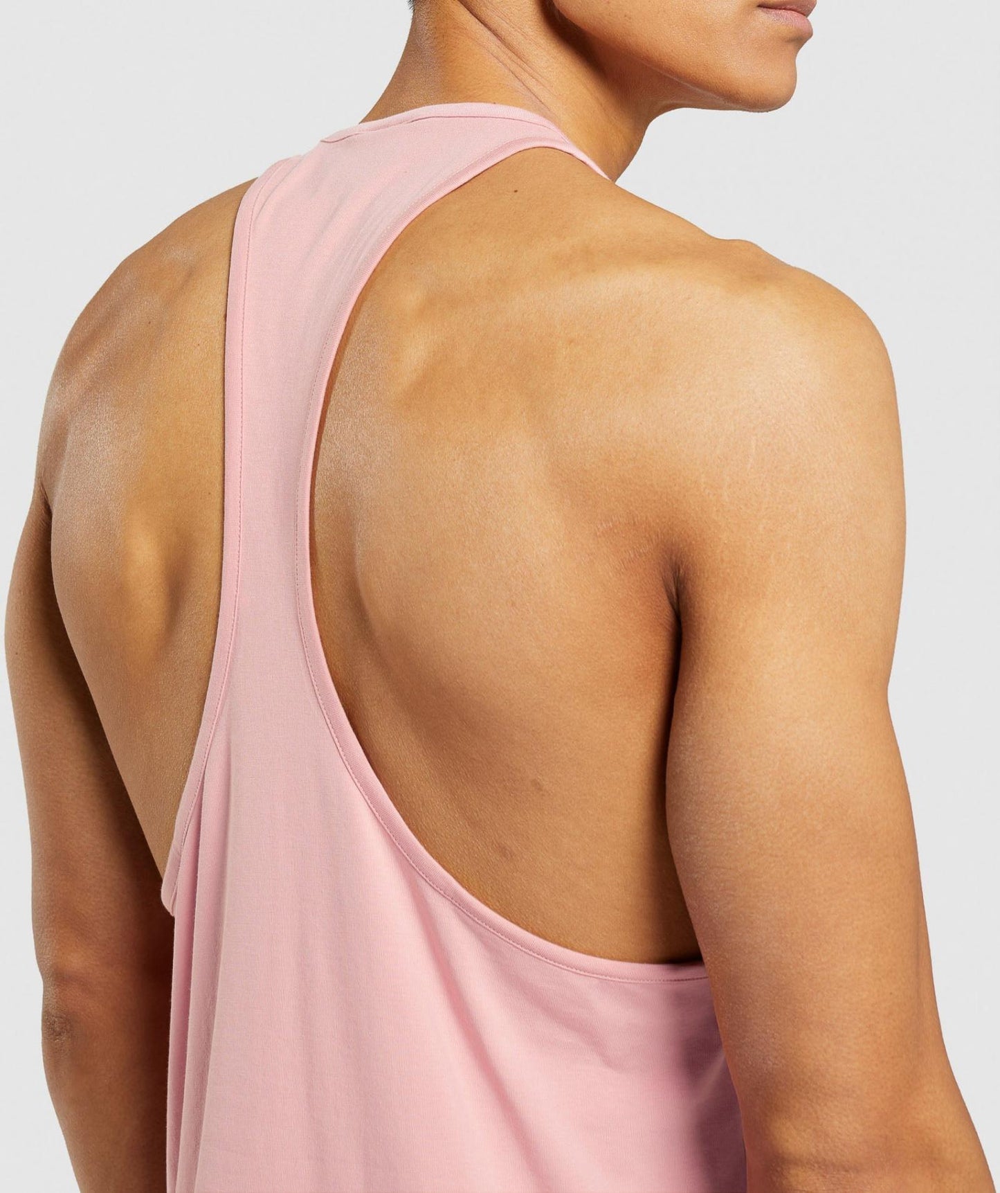 GYMSHARK SHARKHEAD INFILL STRINGER BABY PINK SPORTINĖ PALAIDINĖ