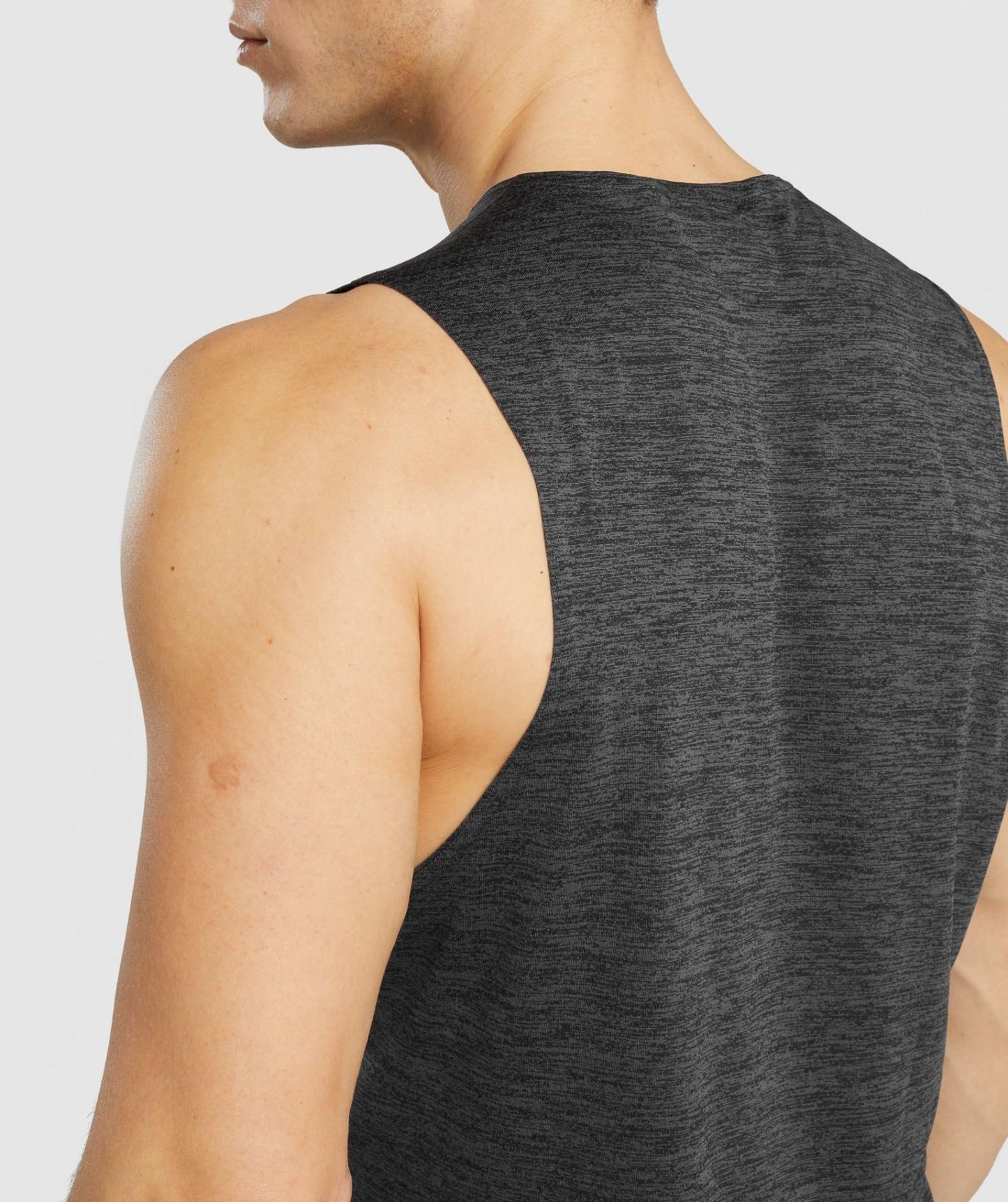 GYMSHARK ARRIVAL MARL TANK BLACK SPORTINĖ PALAIDINĖ