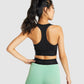 GYMSHARK VISION LIME GREEN LEGGINGS + BRA SET KOMPLEKTAS