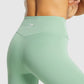GYMSHARK TRAINING LEGGINGS MINT GREEN TAMPRĖS