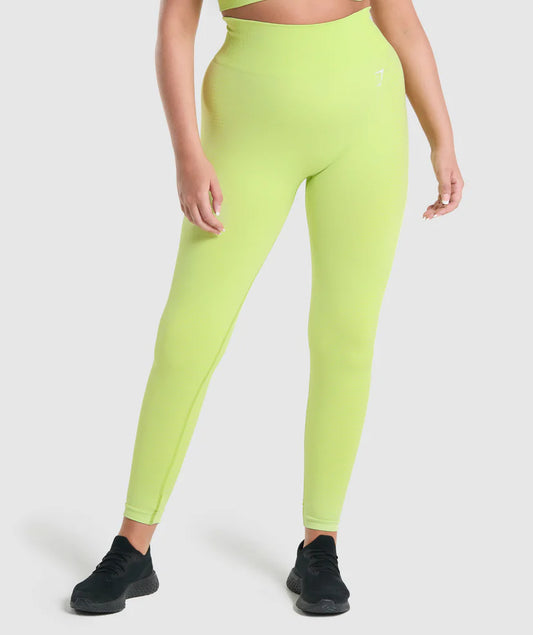 GYMSHARK VITAL SEAMLESS LEGGINGS LEMON TAMPRĖS