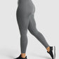 GYMSHARK FIT SEAMLESS GREY LEGGINGS + BRA SET KOMPLEKTAS