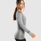 GYMSHARK FLEX LONG SLEEVE TOP GREY SPORTINĖ PALAIDINĖ