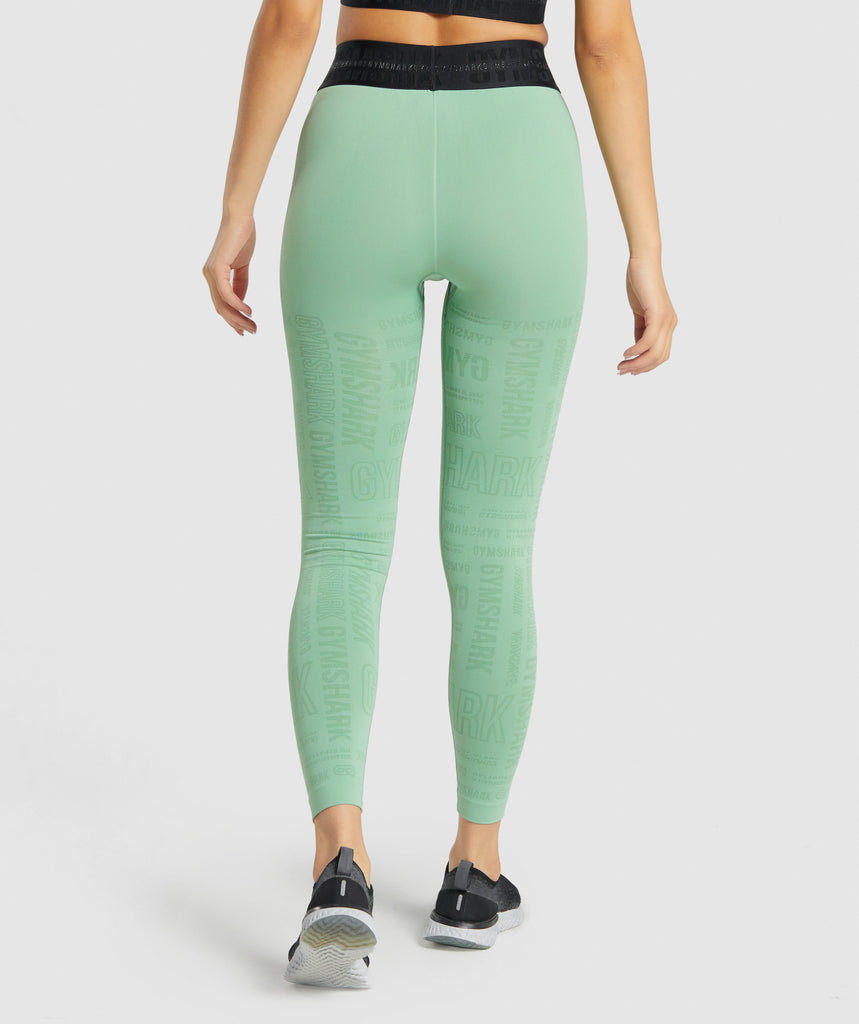 GYMSHARK VISION LIME GREEN LEGGINGS + BRA SET KOMPLEKTAS