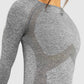 GYMSHARK FLEX LONG SLEEVE TOP GREY SPORTINĖ PALAIDINĖ