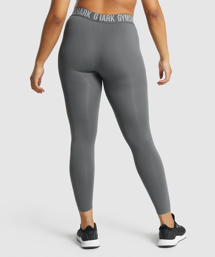 GYMSHARK FIT SEAMLESS GREY LEGGINGS + BRA SET KOMPLEKTAS