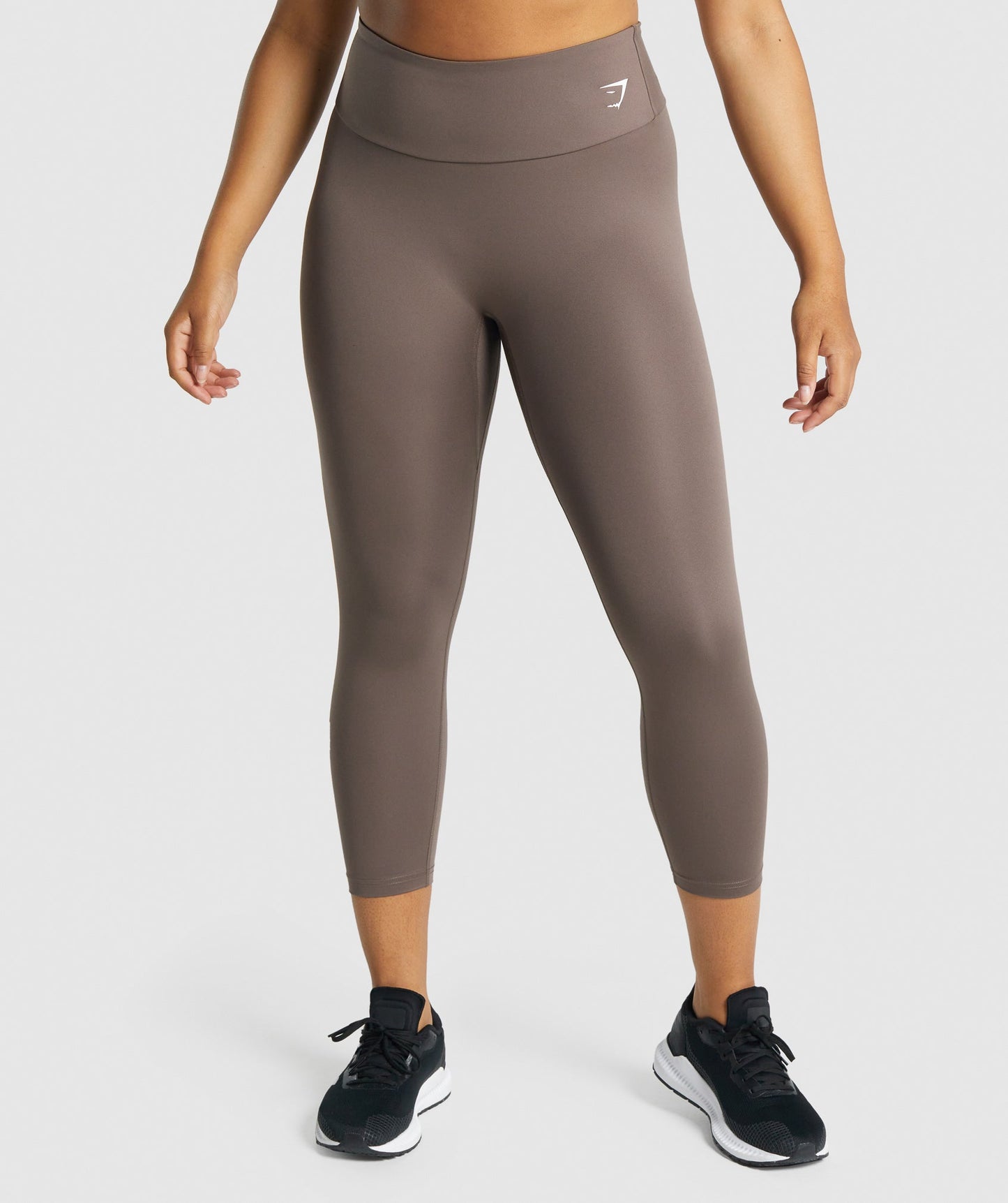 GYMSHARK TRAINING BROWN 7/8 LEGGINGS + BRA SET KOMPLEKTAS