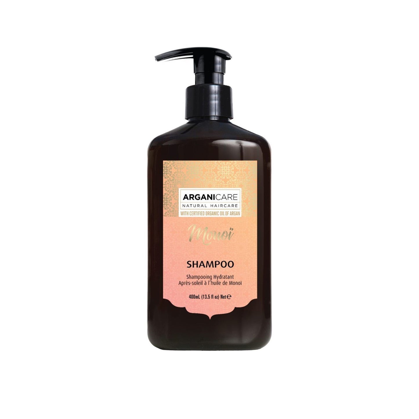 ARGANICARE Monoi - Drėkinamasis šampūnas 400ml