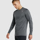 GYMSHARK ARRIVAL CREW SWEATSHIRT SMOKEY GREY DŽEMPERIS