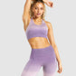 GYMSHARK ADAPT OMBRE SEAMLESS PINK/PURPLE LIEMENĖLĖ