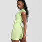 GYMSHARK APEX SEAMLESS LIGHT GREEN ŠORTAI