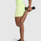 GYMSHARK APEX SEAMLESS LIGHT GREEN ŠORTAI