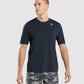 GYMSHARK ARRIVAL SEAMLESS SS NAVY SPORTINĖ PALAIDINĖ