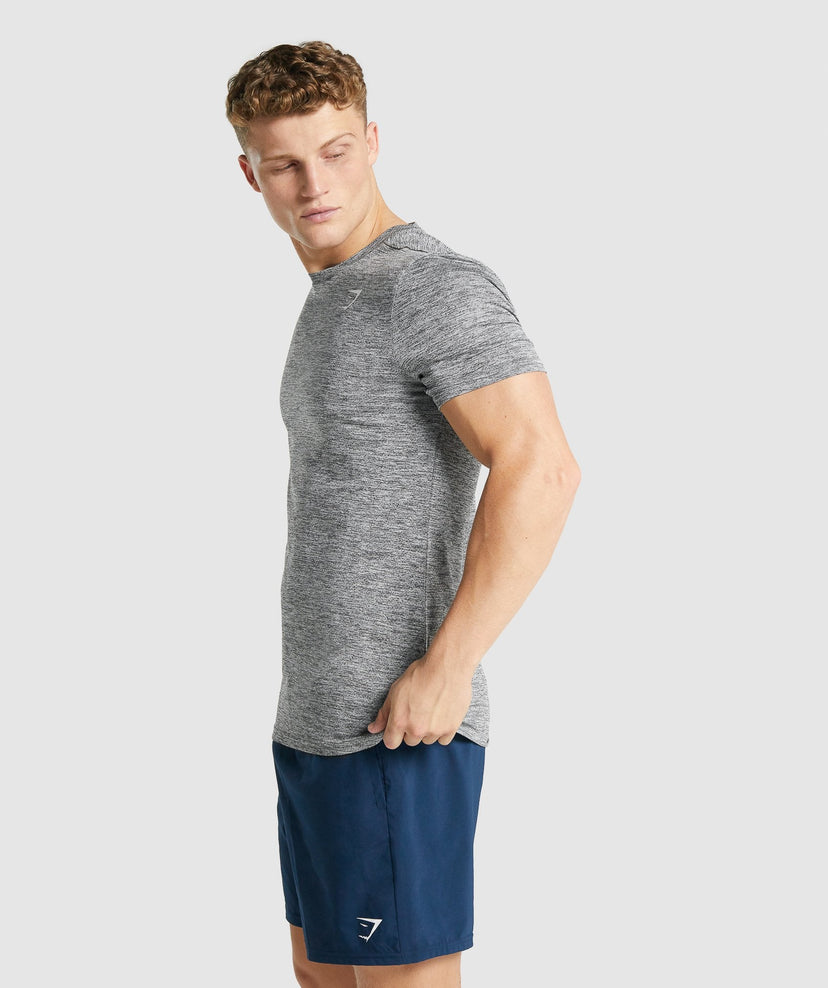 GYMSHARK ARRIVAL MARL GREY CHARCOAL SPORTINĖ PALAIDINĖ