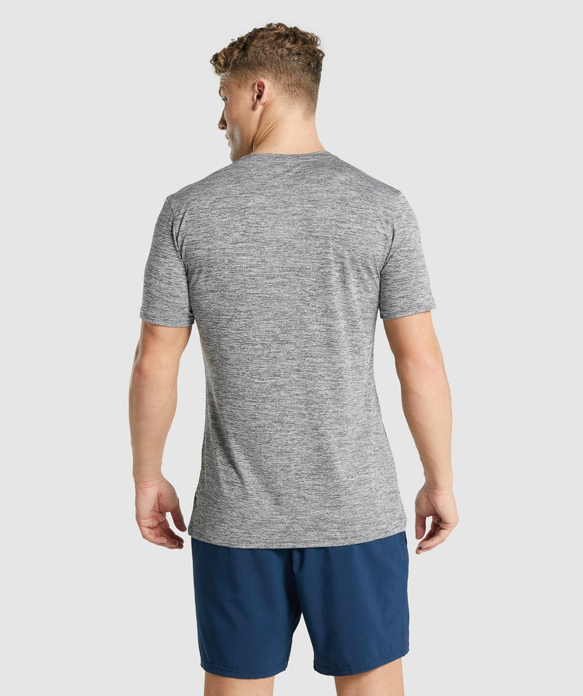 GYMSHARK ARRIVAL MARL GREY CHARCOAL SPORTINĖ PALAIDINĖ